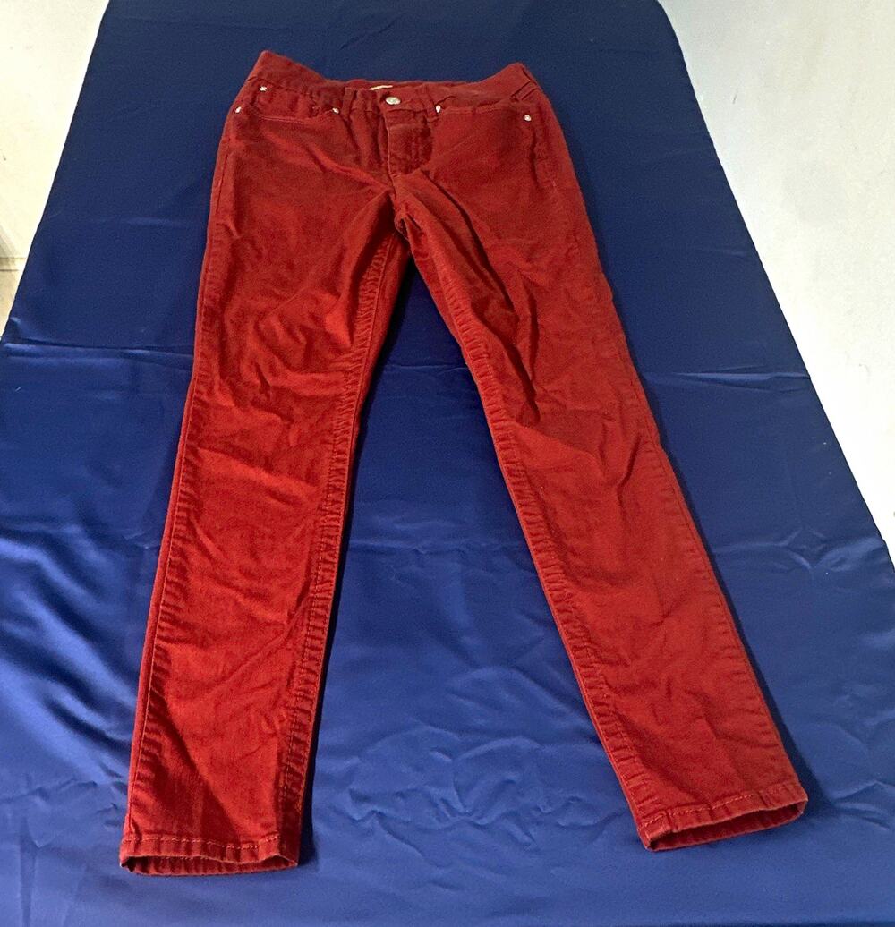 Seven7 Women's Brown High Rise Skinny Jeans Stretch 5-Pocket Solid Size 8
